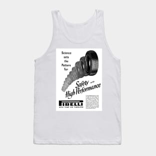 Vintage Pirelli tyre advert Tank Top